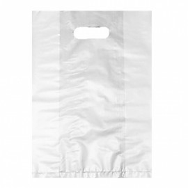 HD Ring Handle Plastic Bags for Clothing Stores, Gift & Thank You Packaging 55(35+20)X45cm 1000 Count