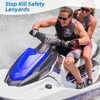 NICENEEDED Boat Kill Switch Wrist Strap, 5.3 Ft Adjustable Safety