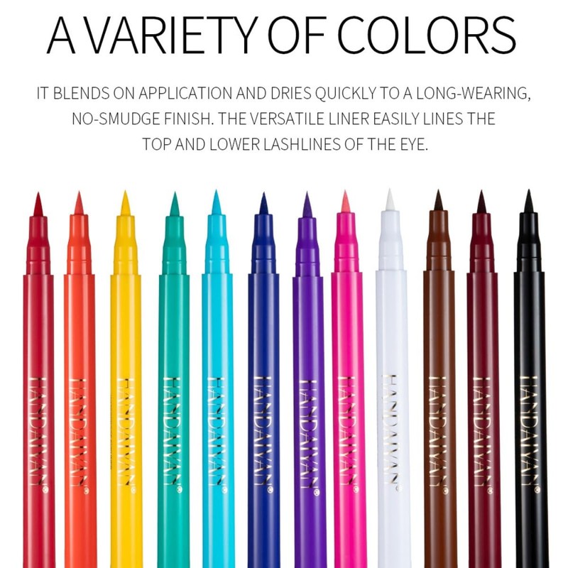 ONarisae eyeliner pencil waterproof ink liner liquid pigmented smudge proof