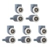 10pcs Shower Door Rollers Quiet Replacement Top Bottom Glass Door