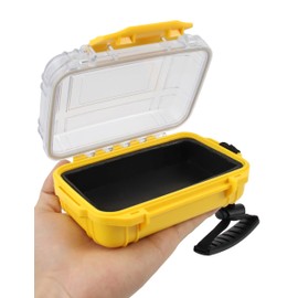 Beoccudo Waterproof Box Small Dry Box Mini Waterproof Container Watertight Storage Case Water Proof, 5.5" L x 4" W x 2.4" H Drybox Waterproof for Kayaking Boating