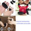 Suweiyuanshiyi 2PCS Anti-Slip Workout Grips,Ergonomic Rubber Hand Protector Gloves for