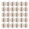30PCS Metal Cord Locks End Spring Stop Toggle Stoppers Rustproof