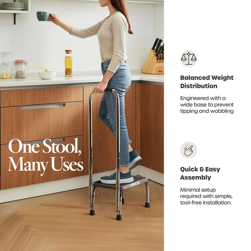 Step Stool with Handle for Adults Step stools with Handle