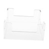 LABRIMP Clear Acrylic Napkin Holder Modern Desktop Tissue Dispenser for