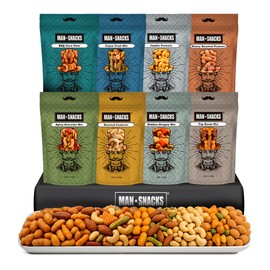 Nuts Gift Basket for Men | 8 Delicious Flavors of Gourmet Nuts | For Men, Dad, Husband, Son | Gift Box