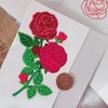 BENECREAT Rose Flower Metal Die Cuts, Flower Leaf Cutting Dies