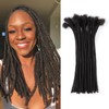 Loc Extensions Human Hair 0.4cm&0.6 cm&0.8cm width 4-18inch 10, 20,