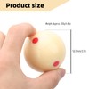 VGEBY 1 Piece Billiard Ball, 52.5 mm Standard Resin Snooker