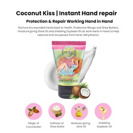 Barefoot Venus Coconut Kiss Mini Instant Hand Repair Cream 1 Ounce (2 Pack)