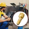 Otoolling 2 Pcs A2L R454B R32 Refrigerant Brass Adapter 1/4"