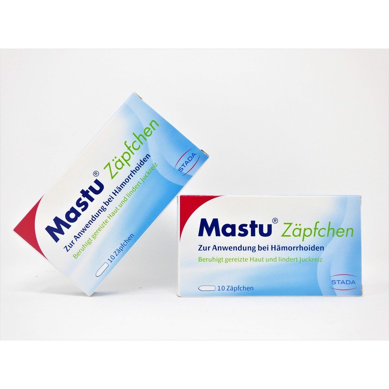 Mastu Primeservice24® Suppositories 2 x Pack of 10