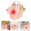 FOMIYES Fancy Soap Flower Basket Real Bath Flowers Set for