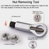 Linkhood 3pcs Metal Nut Splitter Cracker, Metal Nut Splitter Breaker