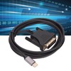 USB C 3.1 to DVI Cable 190cm/74.8in Clear Stable Type
