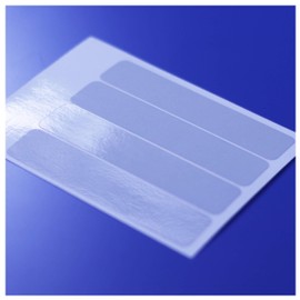 Safe-Tee SILVER/WHITE Reflective MOTORCYCLE HELMET Stickers - Complies with French Law