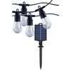 30ft Solar Outdoor LED String Lights Dimmable 1200mAh Lithium Battery