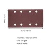 TA-VIGOR 15pcs 150 Grit Sandpaper Sheet 7.3 inch x 3.6