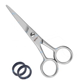 Professional Hairdressing Scissors,Hair Cutting Scissors Shears for Barber Salon - 5.5"-6" Overall Length with Fine Adjustment Tension Screw 100% Stainless YNR (4.5" Hair Trimming Scissors)