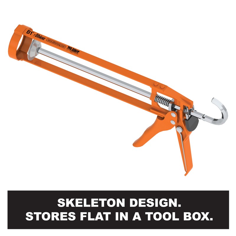 Albion Engineering Company B1 B-Line Manual Skeleton Cartridge Caulking Gun,