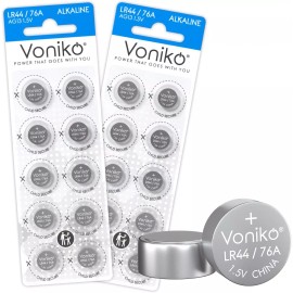 Ultra Voniko AG13 LR44 Batteries 20 Pack—[Ultra Power] Premium   1.5 Volt LR44