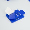 Rectangle Plastic Numbered Room Number Table Number Sticker (1-25, Blue)