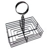 Condiment Basket 20,5X15X23,5 Cm Black Iron - 1 Units