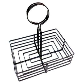 Condiment Basket 20,5X15X23,5 Cm Black Iron - 1 Units