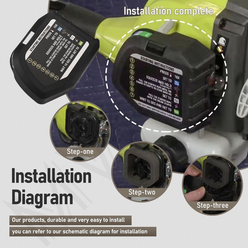 308649003 307191001 5687301 Air Filter & Cover Compatible with Ryobi