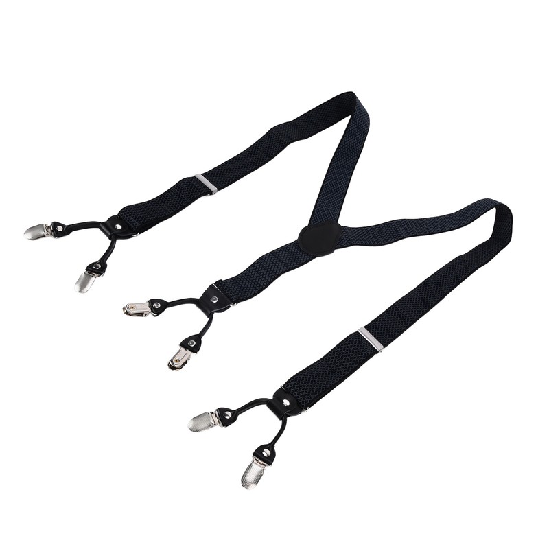 Mens Suspenders Strong Fixability Adjustable Beautiful Practical Fashionable Metal Clip