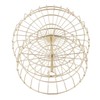 2 Tier Fruit Basket Iron Round Golden Nordic Household Snack