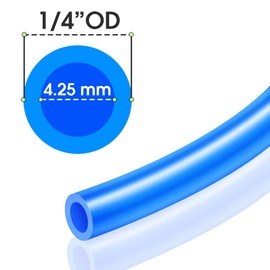 TAILONZ PNEUMATIC Air Line 3/8 inch od Blue Pneumatic Nylon Tube 32.8ft Air Brake Tubing Nylon Hose