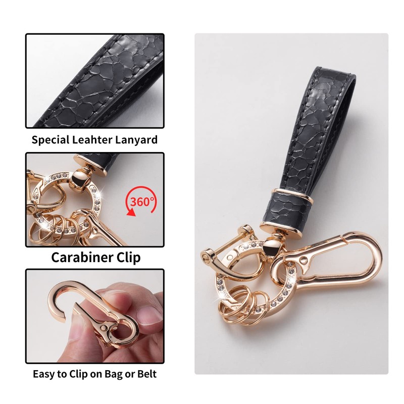 Muzizyq - Funda para llavero VW, Negro -, Negro