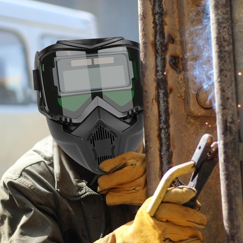 Auto Dimming Welding Helmet,Breathable Welding Protector | Breathable Welder Helmet