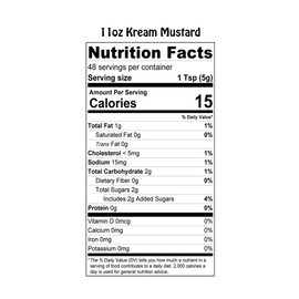 Original Kream Mustard by Brownwood Acres | Handcrafted in Northern Michigan since 1945, 3-10oz Jars (30 Ounce)