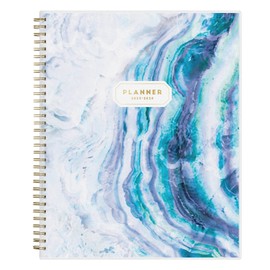 Blue Sky 2023-2024 Academic Year Weekly and Monthly Planner, 8.5" x 11", Frosted Flexible Cover, Wirebound, Gemma (118177-A24)