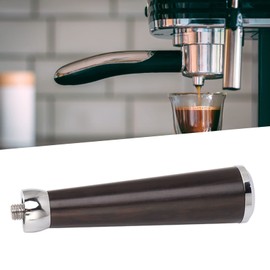 Tgoon Coffee Portafilter Handle, Portafilter Handle Replacement Ebony Burr Free M10 Thread Espresso Coffee Machine Handle for Cafe, Coffee Maker Cafe Tools Accessories for Barista