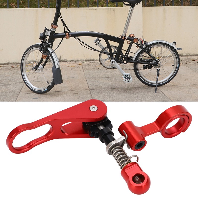 Quick Release Bike Seatpost Clamp Handle And Rear Frame Clip