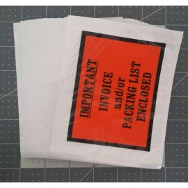 Unbranded/Generic "Important Packing List/Invoice Enclosed" Envelopes Full Face 4 1/2 X 5 1/2 50Ct