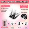Kit de Pestañas Postizas Heracks Faux Mink con Efecto Natural