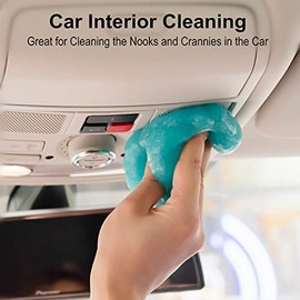 TICARVE Gel de limpieza para herramientas de detallado automotriz, limpieza de automóviles, polvo de ventilación de aire, masilla para detallado interior, limpiador universal de polvo para auto