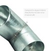 Zinc Angle Elbow 87 mm with 87 Degrees, Pipe Angle