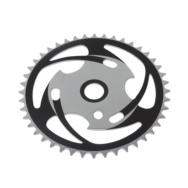 Fenix Black/Chrome Bike Sprocket/Chainring, 44T 1/2 X 1/8, Various Styles
