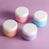 Kuangre Travel Containers for Toiletries, Silicone Cream Jars BPA-Free, TSA