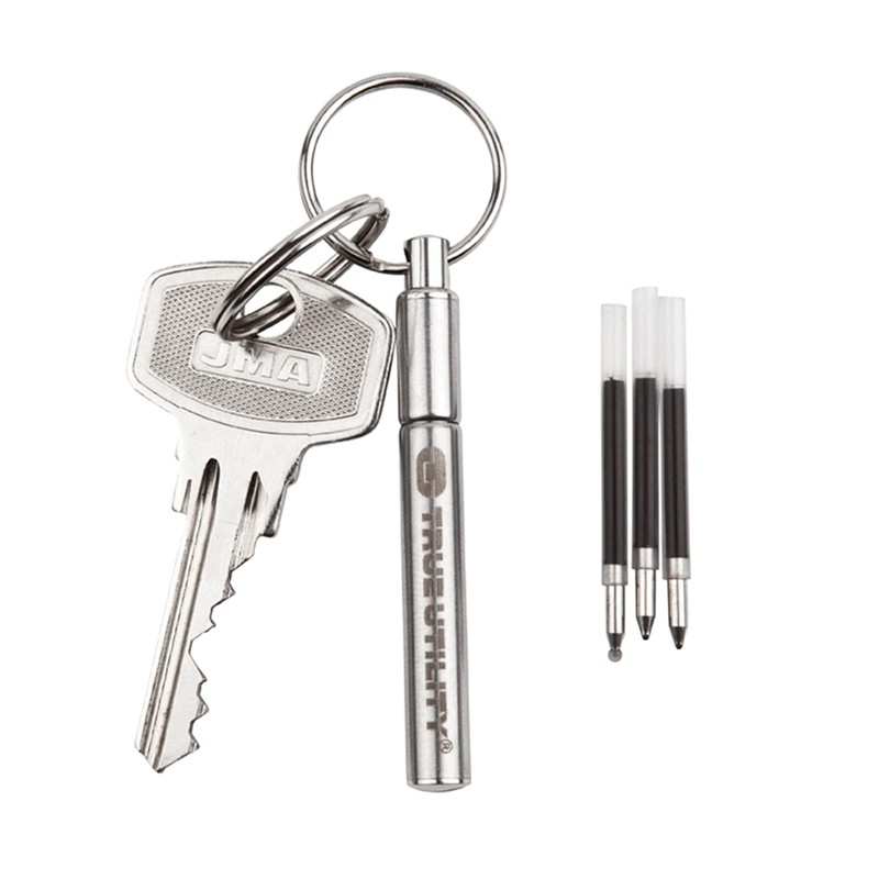 True Utility Telepen - The Smallest Telescopic Keyring Pen In