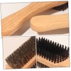 Baluue 2sets Double-sided Boar Bristle Hair Brush for Men Fine