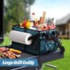 Lorbro Grill Caddy, BBQ Caddy with Paper Towel Holder, Utensil