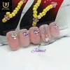 Graduation party handmade nail tips - Short nose pin /