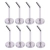 Hook Wall Hanging, Set of 8, 201 Stainless Steel, Bag