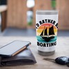 I'd Rather Be Boating Paddle Boat Stainless Steel Insulated Tumbler